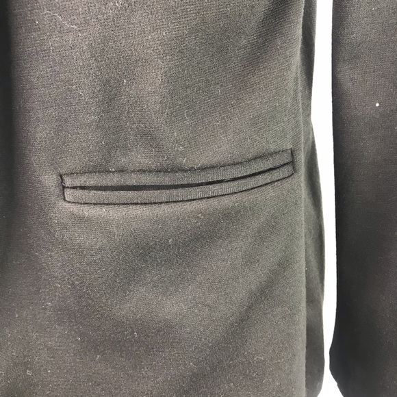 Love...ady Black Faux Leather Blazer Jacket Small - Picture 4 of 6